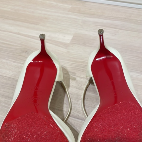 Christian Louboutin - white pumps - size 37 used once - Picture 10 of 13